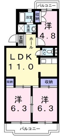 ストークマンションの物件間取画像